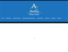 Tablet Screenshot of hotelavena.sk